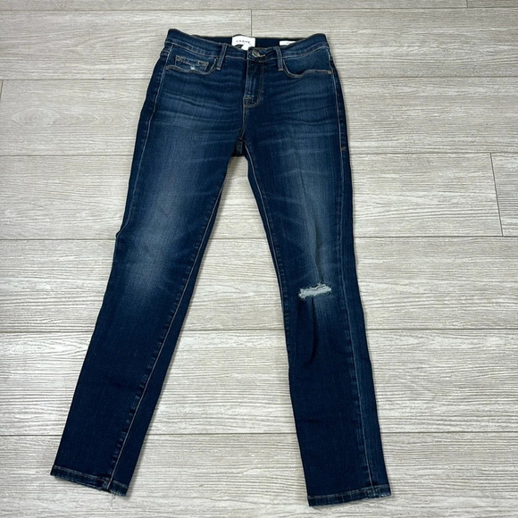 Frame Le Garcon straight Leg Ankle Length Jeans size 25 - Picture 4 of 14